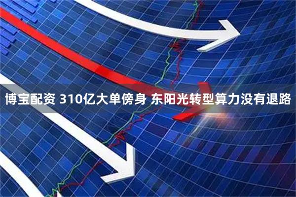博宝配资 310亿大单傍身 东阳光转型算力没有退路